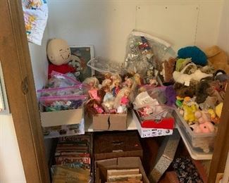 Toys, Books, Stuffed Animals