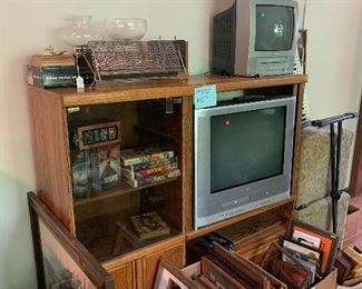 Entertainment Center, TVs, Frames Misc