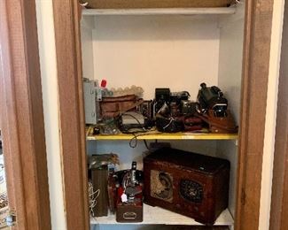 Vintage Cameras, Vintage Microscope, Misc.