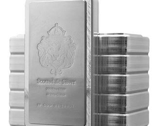 (1) Premium Scottsdale 10oz .999 Silver Stacker Bar
1988-S Proof Silver Eagle - In Presentation Case
1976-S Eisenhower Silver Dollar  in SGS holder PR70CAM -Variety 2
1971-S 40%Eisenhower Silver Dollar in NGC holder PF68
1972-S 40% Eisenhower Silver Dollar in NGC holder PF 69 Cameo
1972-S40% Eisenhower Silver Dollar in PCGS holder PR67 Deep Cameo
1974-S Eisenhower Silver Dollar in SGS holder PR70CAM
1890 Morgan Silver Dollar in NTC holder MS63
Six Decades of Silver Coinage-2$ Face, 90% & 40 & War Nickel
25 Eisenhower Silver Dollars - Better Grades
25 Eisenhower Silver Dollars - Better Grades
6 Rolls of 2004 P+D Peace, Keelboat, 2005 P+D Westward Journey--Original Government Box
Roll of 40 90% Silver Washington Quarters- Most 1964 & Higher Grade
22 Mercury Dimes in Folder, 90% Silver, All Different Dates
27 Washington Quarters in Folder, 90% silver, All Different Dates
5  Washington Quarters, 90% Silver, AU grades 46-S, 54, 54-S, 56-D & 59-D
1922 Peace Silver Dollar, Higher Grade
1921 M