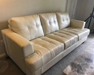 genuine leather sofa couch $99