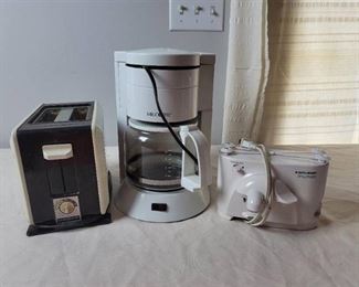 Toaster, Coffee Maker and Electric Can Opener