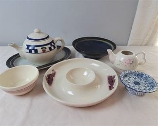 Platters, Teapots and serving dishes