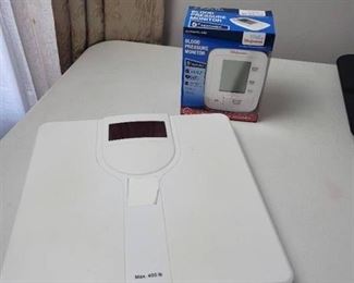Blood Pressure Monitor and Scale