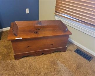 Solid Wood Chest w/ Bench Top