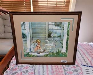 27" x 23" Framed Picture