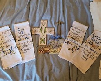 Crosses and Bible Verse Towels