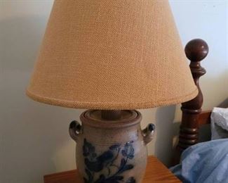 Crock Lamp w/ Shade