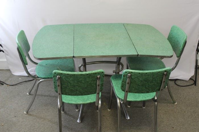 Vintage Mid Century Formica Table & Chairs
