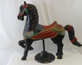 Vintage Wood Decorative Carousel Horse
