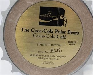 Franklin Mint "Coca-Cola Polar Bears: A Cool Business."
