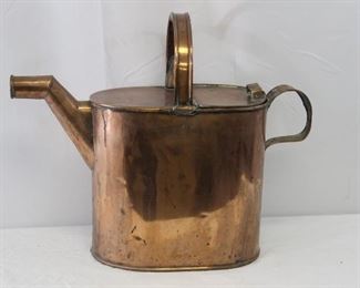 Antique Copper Watering Can
