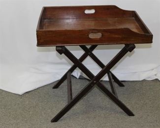 Folding Serving Tray Table
