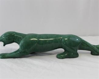 Art Deco Mid Century Ceramic Panther 
