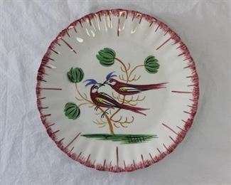 Mid Century Blue Ridge Pottery Plate
