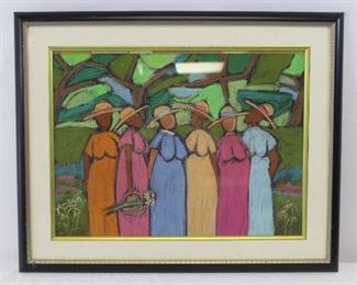 Maizelle Brown "The Garden Club Ladies" Art
