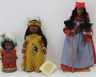 Vintage Native American Dolls

