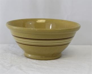 Yellow Stoneware Mixing Bowl
