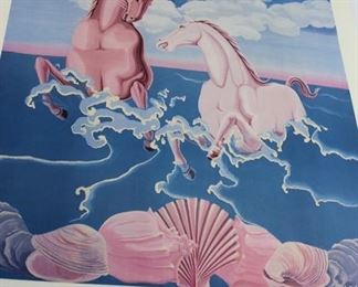 THREE Vintage Pony Penning Posters, Chincoteague Island, VA.
