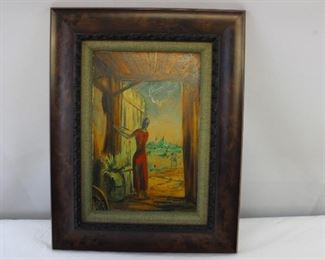 Frederic Taubes Oil Painting on Board Signed 1940's
