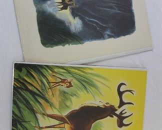 Bambi Lithograph Color Illustrations

