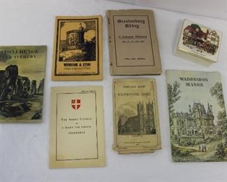 British Themed Books and Coaster/Ashtray Set

