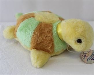 Vintage Trudy Toys Stuffed Turtle
