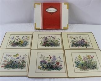 Vintage Pimpernel Wild Flower Cork Placemats
