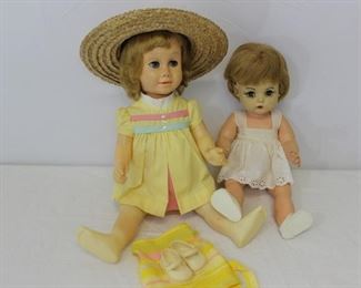  Vintage Chatty Cathy doll and friend
