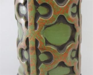 Vintage Green Ceramic Lamp
