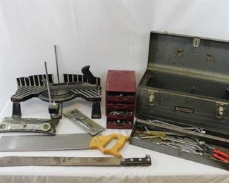 Assorted Tools & Tool Box Lot 1
