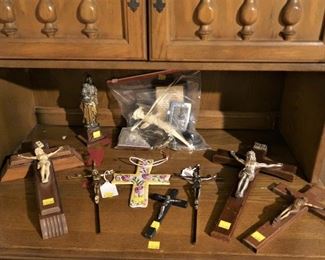 Religious crucifix's and items