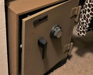 Small safe - ask for combination