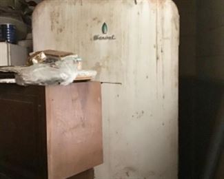 Vintage refrigerator. 