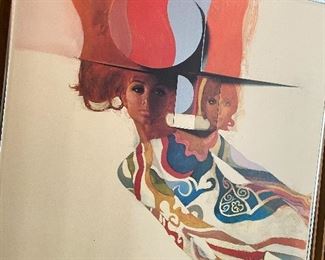 MCM Michael Johnson Framed Art