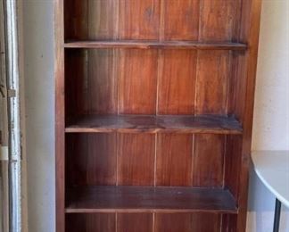 Dark Wood Book Shelves