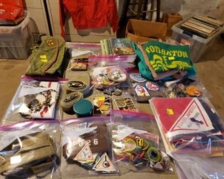 Many Boy Scout items