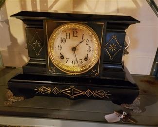 Ansonia marble mantel clock