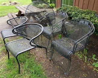Patio table and chair set