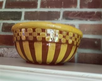 Contemporary Redware bowl