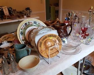 Misc. china and glass