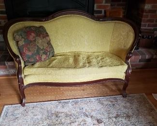 Victorian love seat