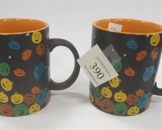 Two Starbucks Halloween mugs