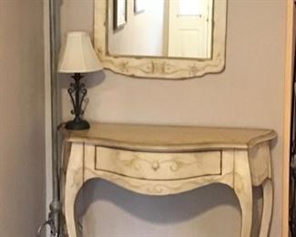 Bombay Console table and Mirror 