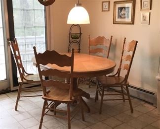 Oak Kitchen table and chairs 