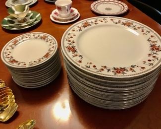 Vintage China from Japan, 12 each plates and bread & butter plates