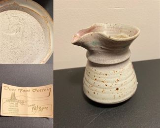 Signed Deer Foot Pottery