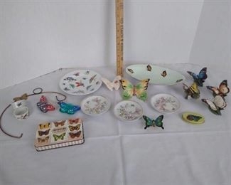 19 assorted home decor butterflies