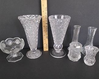 7 clear home decor vases