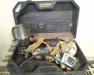 Scott Air-Pak II self contained breathing apparatus w/case  and aluminum  tank